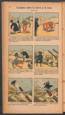 Combate entre la tierra y la luna (Conclusión) - [Cómic]