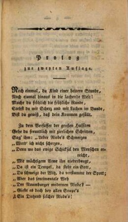 Herodes vor Bethlehem, oder der triumphirende Viertelsmeister : Ein Schau-Trauer- und Thränenspiel in drey Aufzügen ; als Pendant zu den vielbeweinten Hussiten vor Naumburg