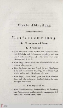 Vierte Abtheilung