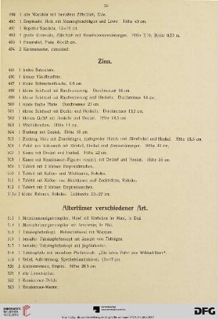 Altertümer verschiedener Art (Nr. 513-541)