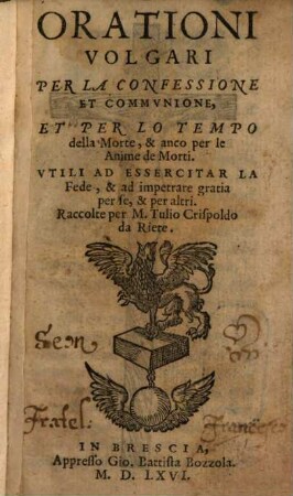 Orationi volgari
