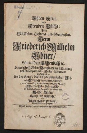 Alte Signatur: Alte Signatur: Vid. Bibl. Nor: I. 1497. *