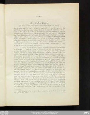 Die fünfte Klasse