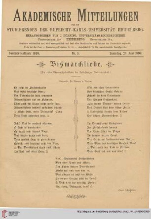 Nr. 9 (24. Juni 1899)