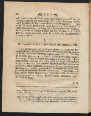 §. 11. De electione Alberti Austriaci Et Henrici VII.
