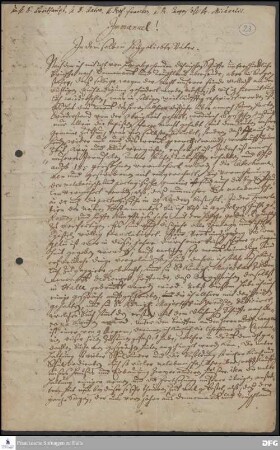 Brief von Bartholomäus Ziegenbalg an Joachim Justus Breithaupt, Paul Anton, August Hermann Francke, Joachim Lange und Christian Benedict Michaelis.
