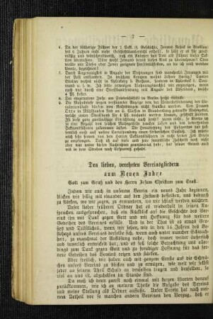 ¬Den¬ lieben, verehrten Vereinsgliedern zum Neuen Jahre