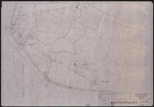 Planung für Westerhever: Planungsunterlage: Leitungsplan Westerhever Blatt 1 1:2000
