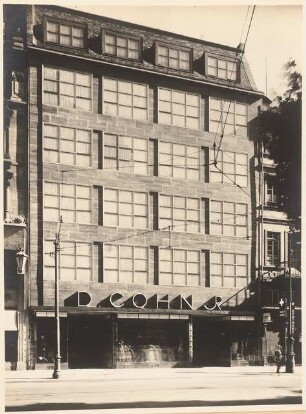 Geschäftshaus Cohn, Frankfurt/Main Umbau: Ansicht Straßenfront