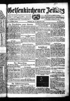 Gelsenkirchener Zeitung. 1902-1940