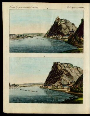 Malerische Ansichten des Rheins.