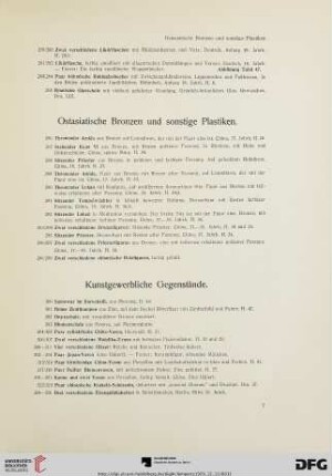 Kunstgewerbliche Gegenstände (Nr. 300-971)