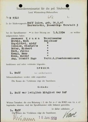 Ruff, Luise