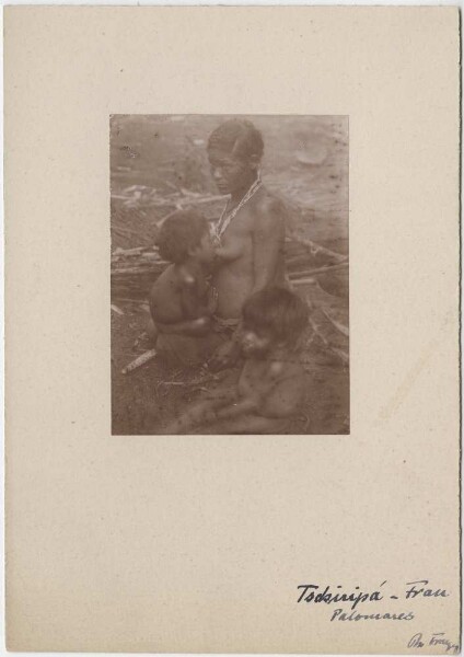 Femme guarani avec enfants (Chiripiá)