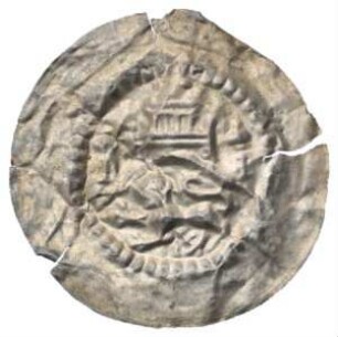 Fundmünze, Brakteat, 1247 - 1263?