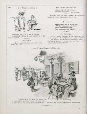 "Zur Fremdensaison" "In der Sommerfrische"