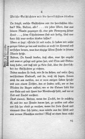 4. Welche Geschichten mir die herrlichsten dünken