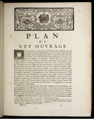 Plan de cet Ouvrage.