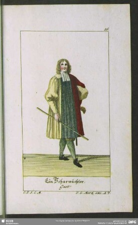 Ein Scharwächter. Guet