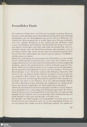 Freundliches Finale
