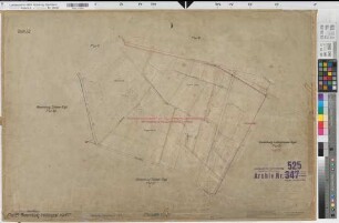 Lüdinghausen (Lüdinghausen), Umlegung Lüdinghausen, Bl.32 Zuteilungskarte Hiddingsel, Flur 10;11