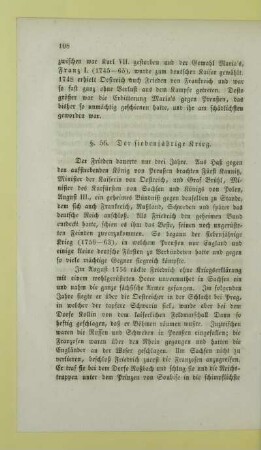 Der siebenjährige Krieg