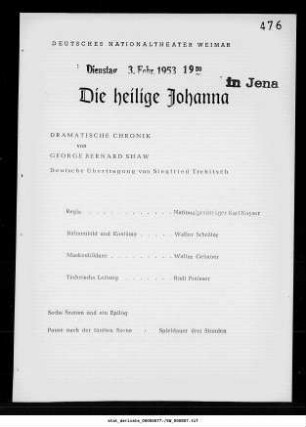 Die heilige Johanna