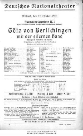 Götz von Berlichingen mit der eisernen Hand