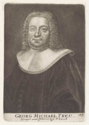 Bildnis des Georg Michael Preu
