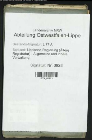 Verschuldung des Rethmeierschen Kolonats Nr. 4 zu Billinghausen