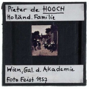 Hooch, Holländische Familie