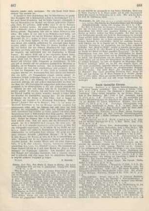 467-468 [Rezension] Schultze, Victor, Das Kloster S. Marco in Florenz