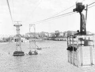 Seilbahn auf der Insel Riems (Greifswald)