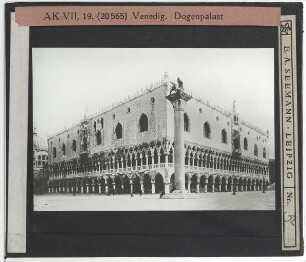 Venedig, Dogenpalast : Außenansicht von SW
