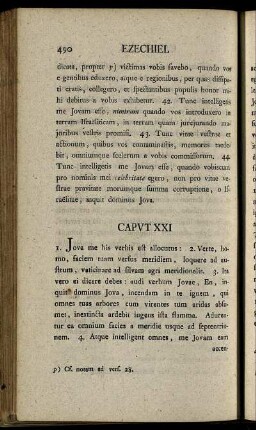 [Ezechiel] Caput XXI. - [Ezechiel] Caput XXX.