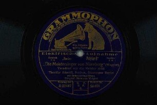 "Die Meistersinger von Nürnberg" : Verachtet mir die Meister nicht / (Wagner)