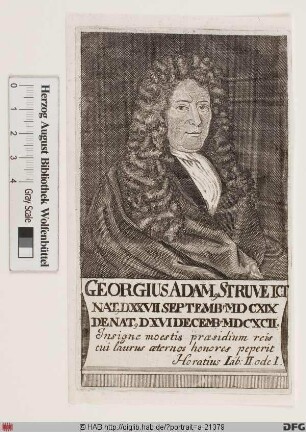Bildnis Georg Adam Struve