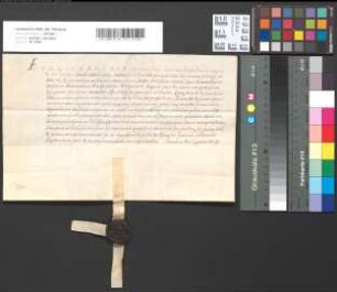 Eidesleistung des Gisbert von Sevenheim als neugewählter Abt zu Deutz.