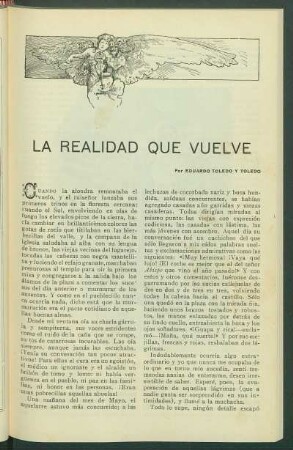 La Realidad que vuelve