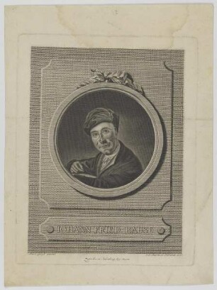 Bildnis des Iohann Fried. Bause