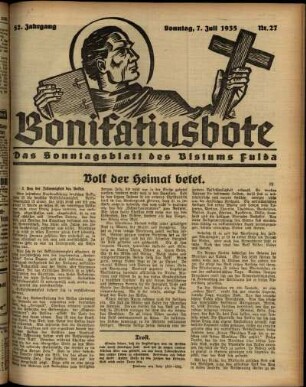 Ausgabe vom Sonntag, den 07. Juli 1935.