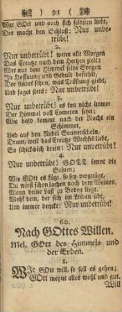 60. Nach Gottes Willen