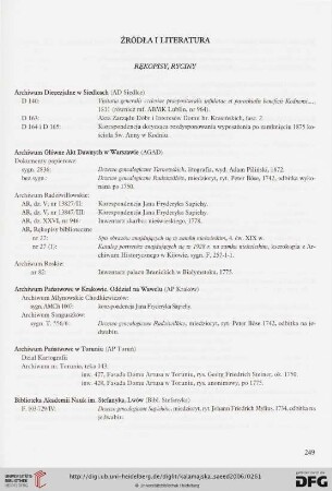 Źródła i literatura