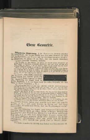 Ebene Geometrie.