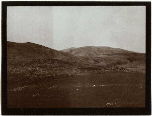 Blick n. w. [wadi] bedan v. NO auf d. Weg v. tubas nach 'en el-fara [far'a] [Wadi Fara/wadi bedan]
