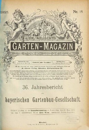 Jahresbericht der Bayerischen Gartenbau-Gesellschaft. 1894 = 36