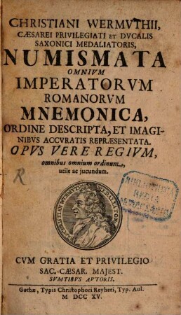 Numismata omnium imperatorum romanorum