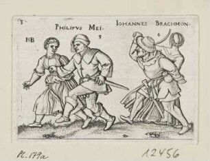 Philipus Mei und Johannes Brachmon, Blatt 3 der Folge "Bauernfest oder die zwölf Monate"