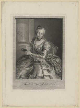 Bildnis der Madame de Mouchy (Madame de ** en habit de Bal)