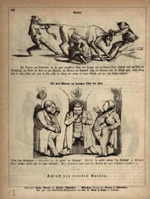 "Merkts !" "Die drei Männer im feurigen Ofen der Zeit"